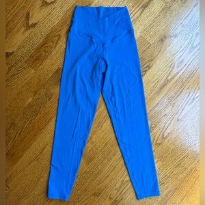 Aerie Bright Blue Crossover Waist Legging, Women’s size XS short